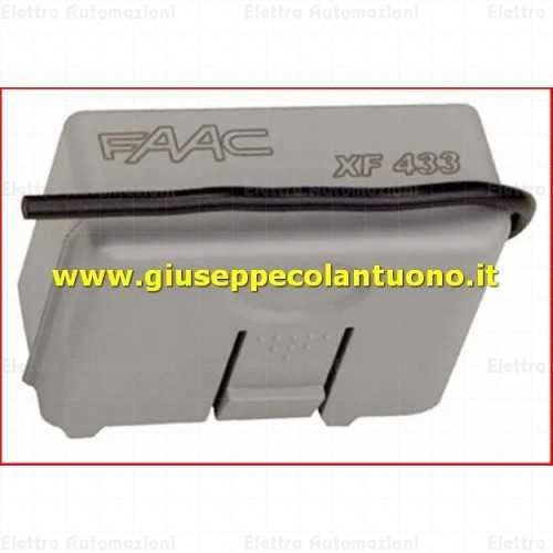 (Neuf) Récepteur FAAC XF433 Gris Pour Télécommandes Blanches Noirs Slh 787007